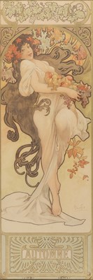 Lot 101 - Alphonse Mucha (1860-1939) The Four Seasons,...