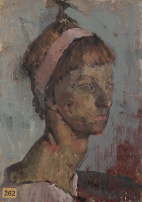 Lot 72 - Jane Dowling (1925-2023) Five portrait oils...