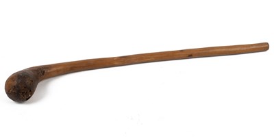 Lot 504 - An African hardwood knobkerrie