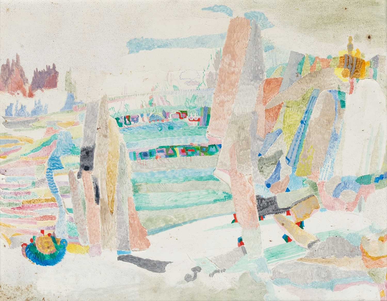 Lot 88 - Jane Dowling (1925-2023) Mountain Landscape...