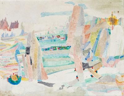 Lot 88 - Jane Dowling (1925-2023) Mountain Landscape...