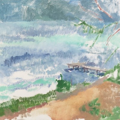 Lot 88 - Jane Dowling (1925-2023) Mountain Landscape...
