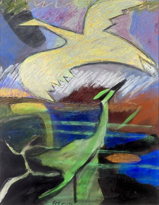 Lot 233 - Eamon Coleman (b.1957) Yellow Bird signed...