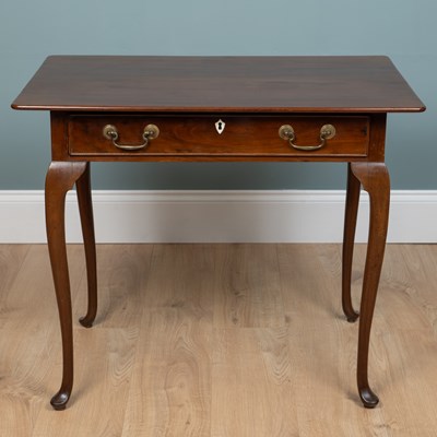 Lot 216 - A George III mahogany side table