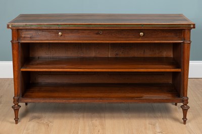 Lot 206 - A Victorian rosewood library low bookcase