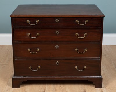 Lot 234 - A George III mahogany chest of drawers