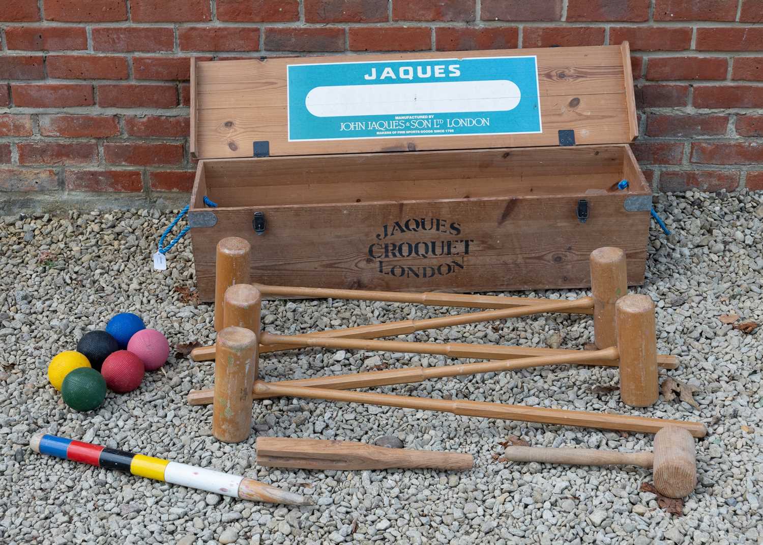 Lot 1460 - A Jaques croquet set