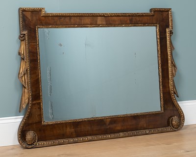 Lot 172 - A George III wall mirror