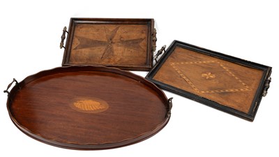 Lot 391 - A group of three trays