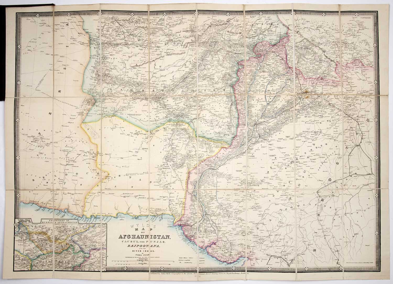 Lot 711 - Wyld (James) Wyld's Map of Afghanistan, 'The...