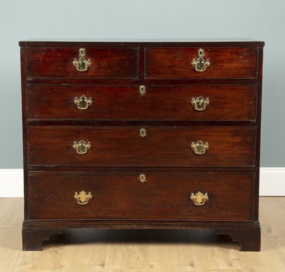 Lot 179 - A 19th century mahogany chest of drawers