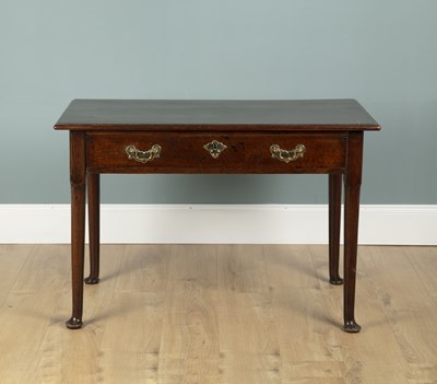 Lot 180 - A 19th century oak side table