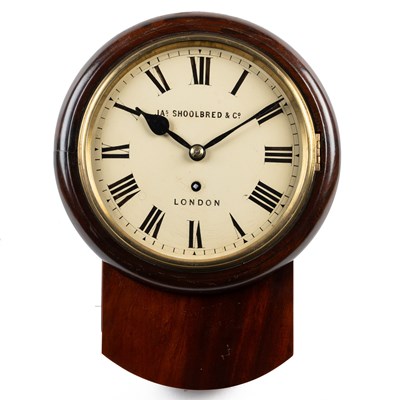 Lot 610 - A drop dial wall clock