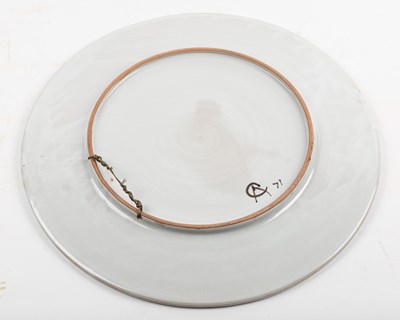 Lot 1043 - An Aldermaston Pottery circular serving platter