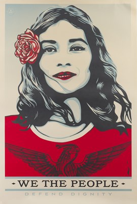 Lot 80 - Shepard Fairey (b.1970) We the People, 2017 a...
