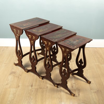 Lot 716 - A nest of occasional tables