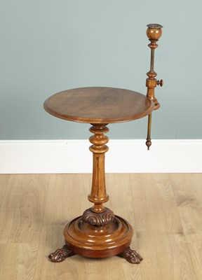 Lot 664 - A Victorian walnut circular occasional table