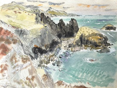 Lot 3 - Edward Piper (1938-1990) Porth Tre-wen, 1986...