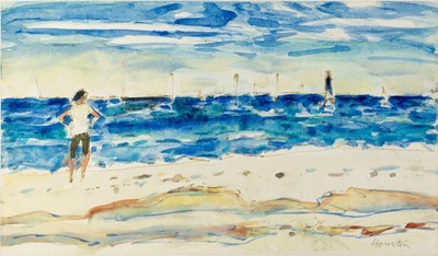 Lot 132 - John Houston (1930-2008) Summer, Trouville...