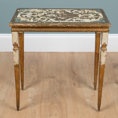 Lot 1025 - A mid-century Italian painted occasional table