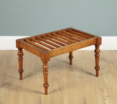 Lot 175 - A 19th century luggage rack