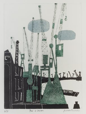 Lot 4 - Julian Trevelyan (1910-1988) Pool of London,...