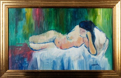 Lot 157 - Lawrence James Isherwood (1917-1988) Joan on...
