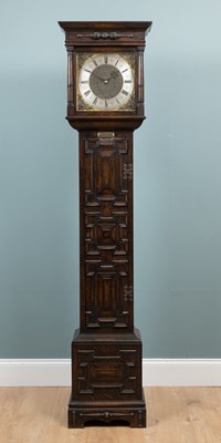 Lot 577 - A 20th century longcase clock