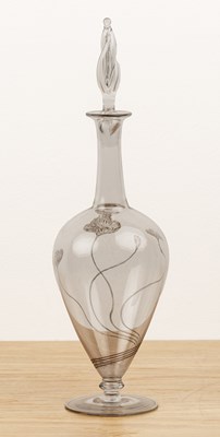 Lot 296 - James Powell & Sons (Whitefriars) water lily...