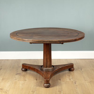 Lot 236 - A 19th century mahogany circular breakfast table