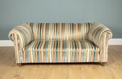 Lot 240 - An Edwardian Chesterfield sofa