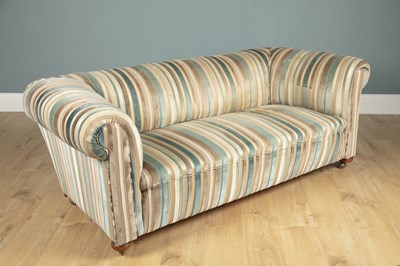 Lot 240 - An Edwardian Chesterfield sofa