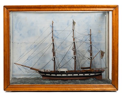 Lot 648 - A 19th century model ship of The General Grant