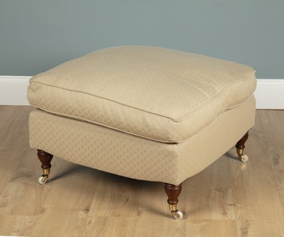 Lot 1054 - A Liberty upholstered square footstool