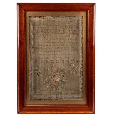 Lot 413 - A Georgian sampler by Beatrix Dadson