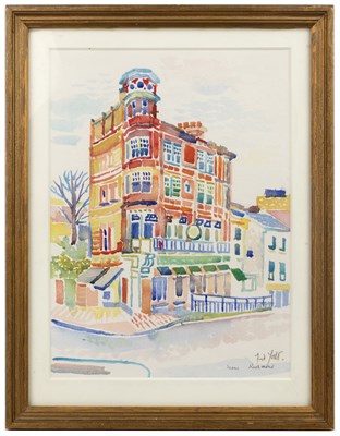 Lot 203 - Fred Yates (1922-2008) Scene, Richmond signed...
