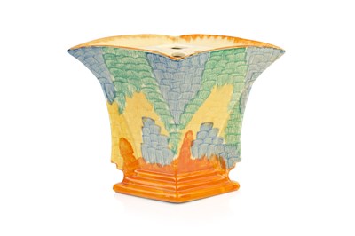 Lot 770 - Wade Heath Art Deco flower vase decorated with...