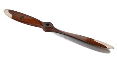 Lot 155 - An Ipswich Tibverham two blade mahogany propeller