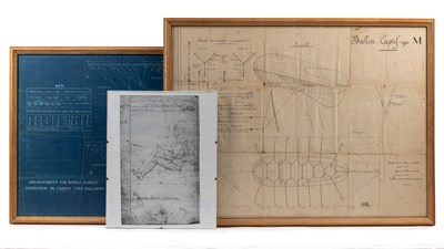 Lot A pair of balloon rigging diagrams