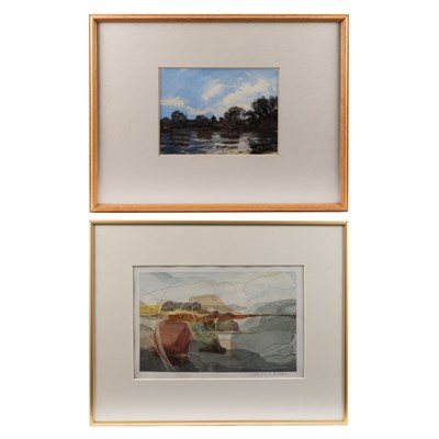 Lot 58 - Two watercolours