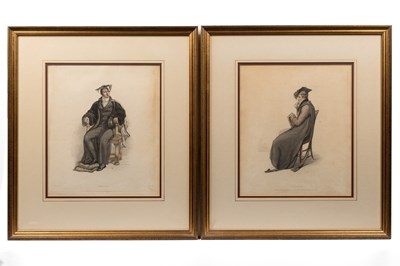 Lot 449 - A collection of figural pictures