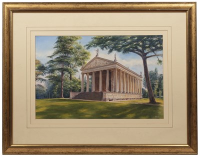 Lot 426 - Brian Crosby (20th century) A classical temple,...