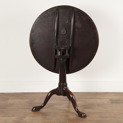 Lot 157 - Mahogany tripod table early 19th Century, with...