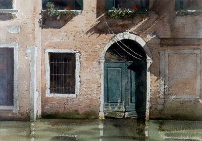 Lot 44 - Michael Felmingham (b.1935) The Canal House,...