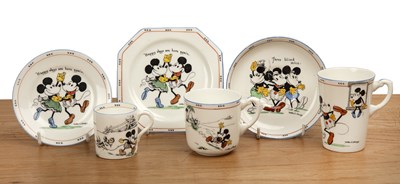 Lot 264 - Royal Paragon, England Mickey Mouse series,...