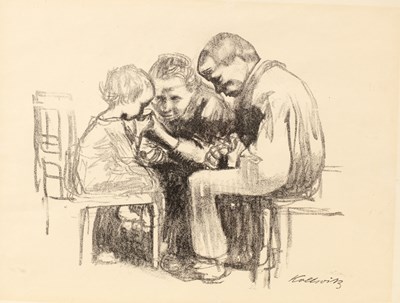 Lot 59 - Kathe Kollwitz (1867-1945) 'Besuch im...