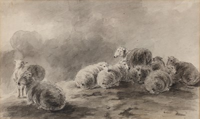 Lot 480 - Sawrey Gilpin (1733 - 1807) Sheep, pen, inks...