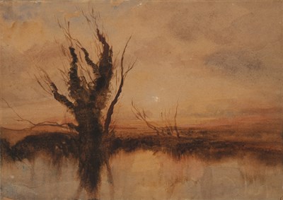 Lot 435 - Attributed to Andrew Nicholl (1804-1886) River...