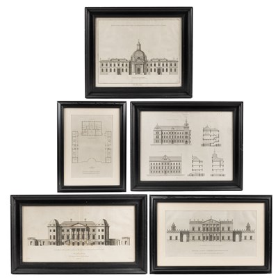 Lot 103 - A collection of five architectural prints