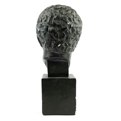 Lot 395 - A plaster bust after the antique